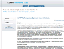 Tablet Screenshot of careers.kemri-wellcome.org